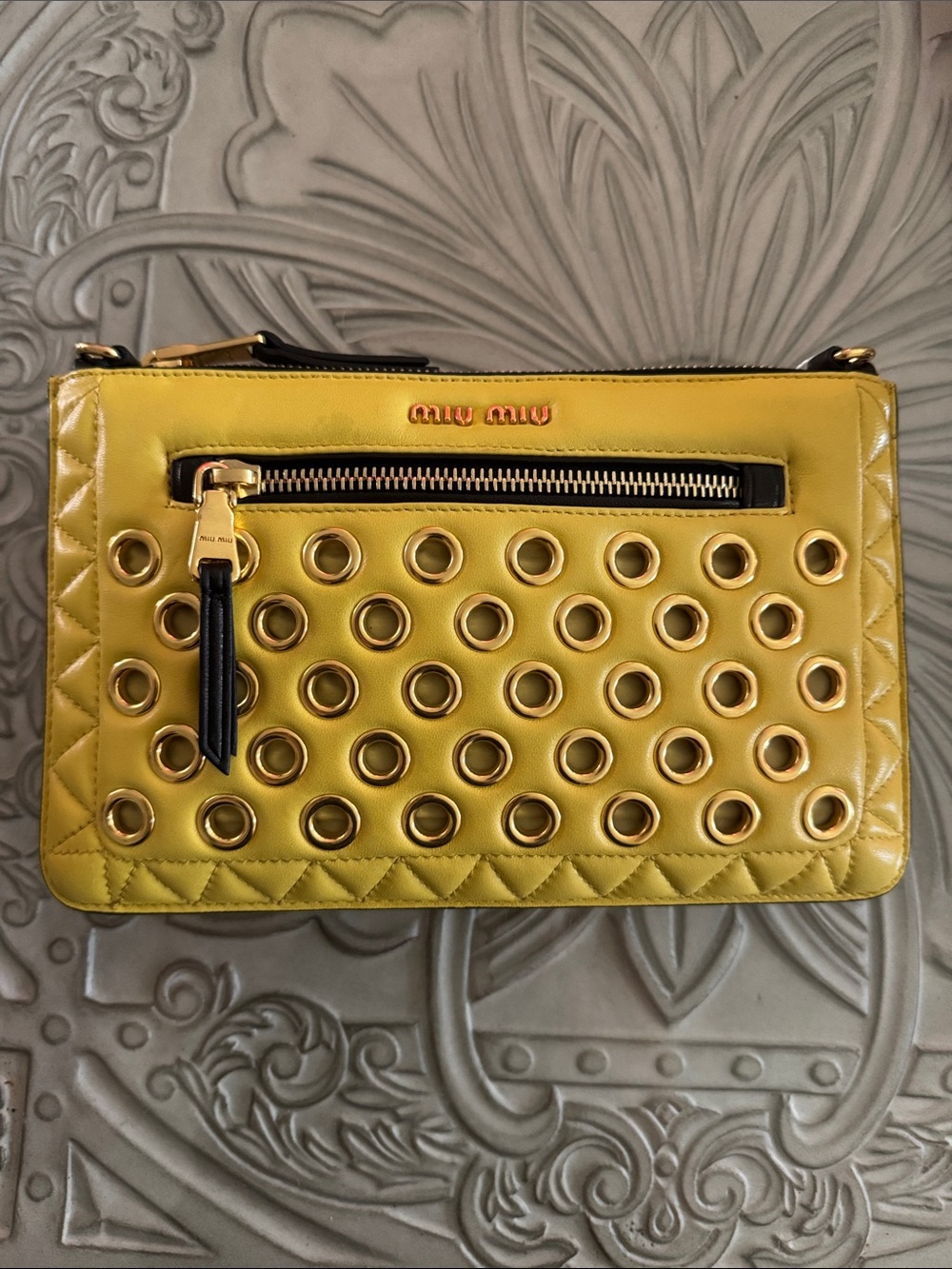 Miu Miu Nappa Vele Clutch - Picture 2 of 9